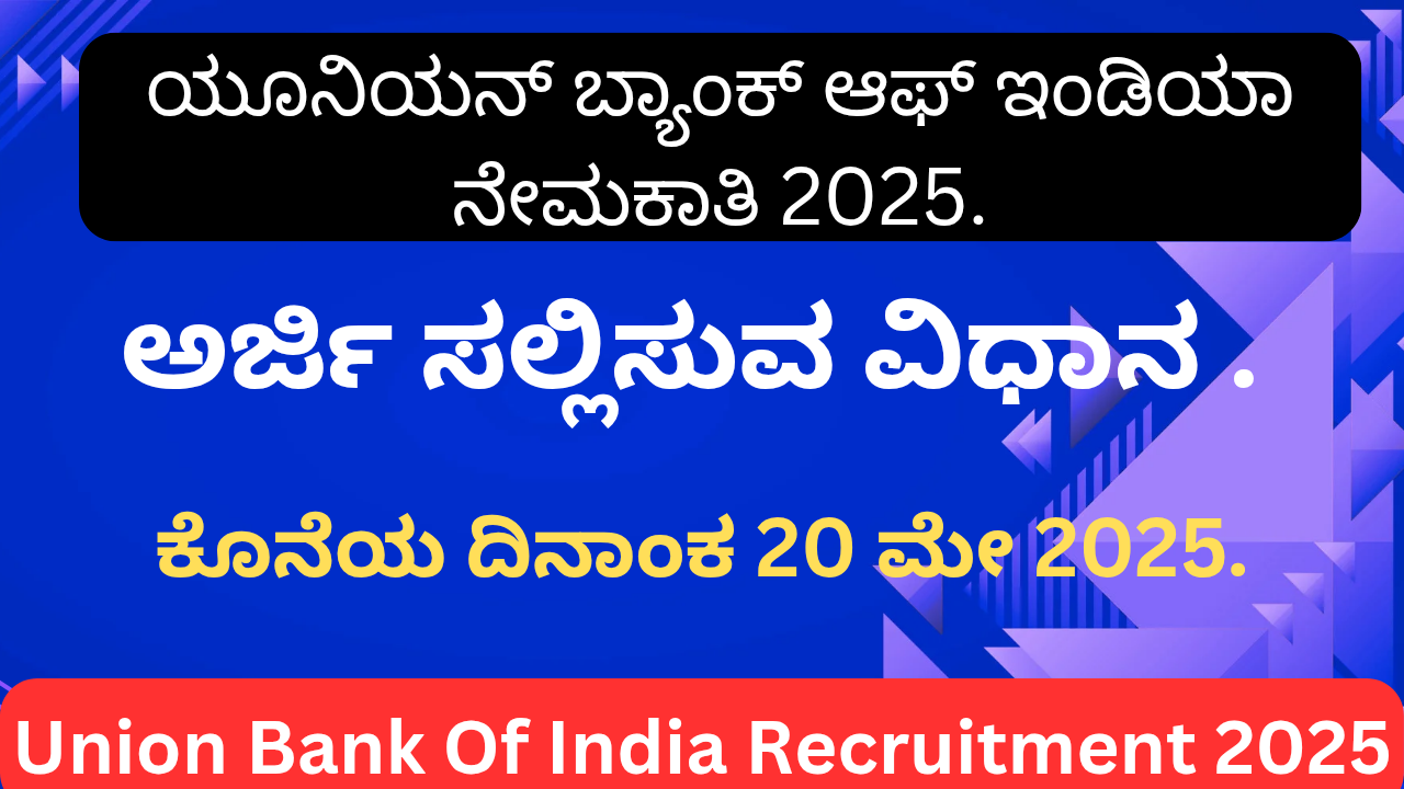 Union Bank Of India Recruitment 2025