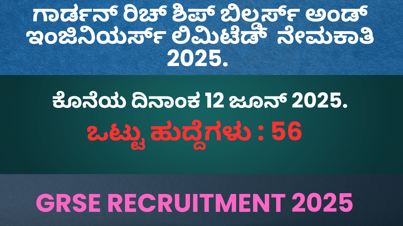 GRSE recruitment 2025